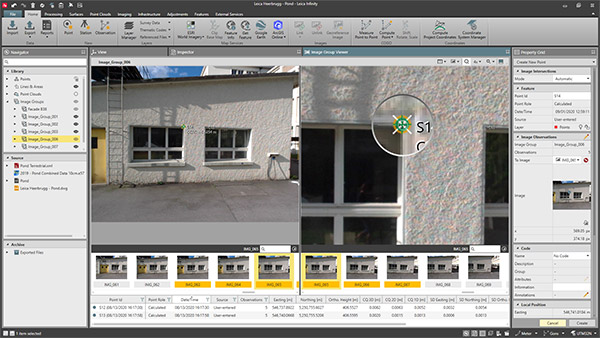 Leica Infinity Survey Software screenshot